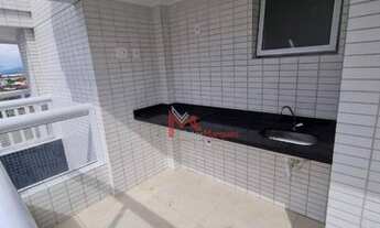 Imagem 2: Apartamento com 1 dormitório à venda, 53 m² por R$ 270.000 - Vila Guilhermina - Praia Gran