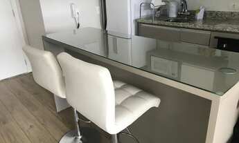 Imagem 6: Alugo apto com 57 m2, 1 quarto, 1 banheiro, 1 vaga, andar alto mobiliado, vista mar