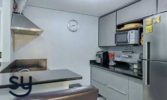 Imagem 6: Apartamento 1 dormitório no Trend, semimobiliado, sacada com churrasqueira