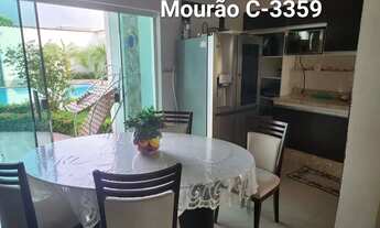 Imagem 6: Duplex no Ponta Negra 2. 4 suítes, piscina, edícula, amplo pátio. Está completa e mobiliad