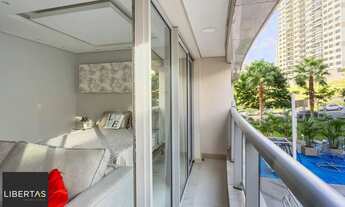 Imagem 3: 1 Dormitório Mobiliado no Trend Nova Carlos, com sacada, churrasqueira