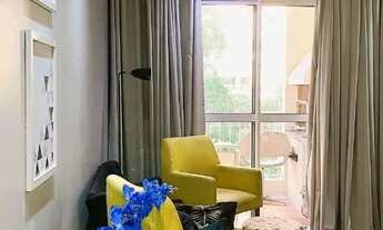 Imagem 6: APARTAMENTO NA VILA ANDRADE - MORUMBI VARANDA GOURMET SALA AMPLIADA, PISO EM MADEIRA CAMAR