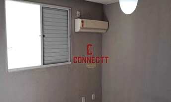 Imagem 4: Apartamento com 2 dormitórios para alugar, 46 m² por R$ 1.235/mês - Chácaras Hipica - Ribe