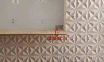 Imagem 3: Apartamento com 2 dormitórios para alugar, 46 m² por R$ 1.235/mês - Chácaras Hipica - Ribe