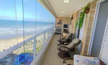 Imagem 1: Apartamento frente mar com 3 dormitorios na Mirim - Praia Grande - SP - AMA65