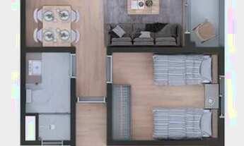 Imagem 6: Seu apartamento de 49m² a 66m² com opção de suíte, entrada parcelada e facilitada