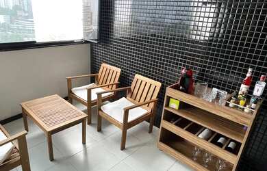 Imagem 3: Quarto e sala Salvador Prime - Infra completa - A 5 minutos do Shopping Salvador