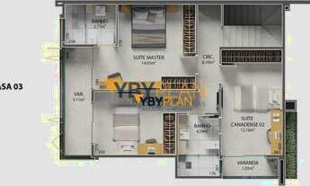 Imagem 5: Casa com 3 dormitórios à venda, 134 m² por R$ 970.000,00 - Morada de Laranjeiras - Serra/E