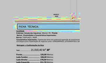 Imagem 2: JCI - ATENÇÃO Área 21.000m² frente Cajueiros