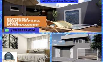 Imagem 2: CASA NOVA TIPO SOBRADO 3 DORMITÓRIOS COM PISCINA NO CIBRATEL EM ITANHAÉM