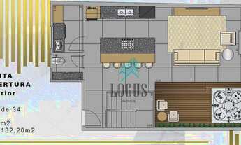 Imagem 3: Cobertura com 3 dormitórios à venda, 135 m² por R$ 1.555.000,00 - Santa Teresinha - Santo