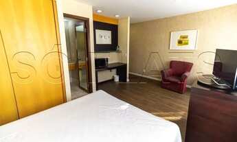 Imagem 2: Ótimo flat na Vl. Olímpia, próximo da Av Santo Amaro, Faria Lima. Com entrada imediata e s