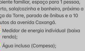 Imagem: Aluguel Kitnet na Torre