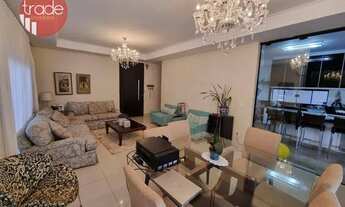 Imagem 2: Casa com 3 dormitórios para alugar, 278 m² por R$ 9.750,00/mês - Quinta da Primavera - Rib