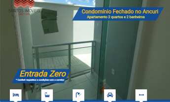 Imagem 5: SI: Entrada Zero, Apartamento em condomínio fechado, 2 quartos, no bairro Ancuri, próx a M