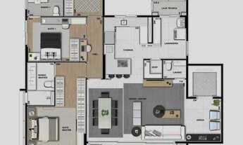Imagem 6: Essential Cambuí, 3 suítes, 170m² - Campinas