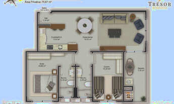 Imagem 5: Apartamento dois dormitórios, sendo uma suíte, Jardim Eldorado - Palhoça