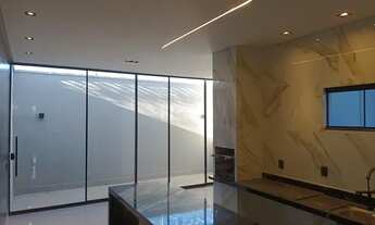 Imagem 3: CASA NOVA 3 QUARTOS SENDO 1 SUÍTE VARANDA GOURMET PORCELANATO ILUMINAÇÃO LED ALTO PADRÃO F