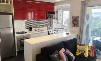 Imagem 3: Apartamento com 1 dormitório para alugar, 50 m² por R$ 4.447,04/mês - Edifício Alpha Park