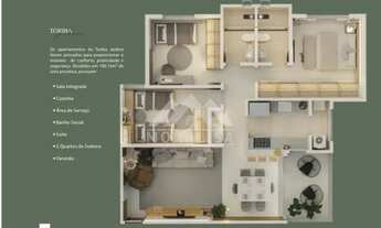 Imagem 7: Apartamento para venda com 100 metros quadrados com 3 quartos