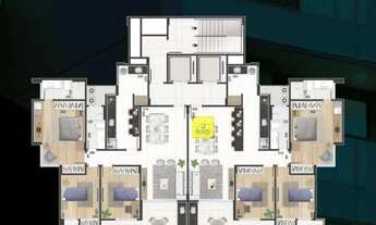 Imagem 6: Apartamento com 3 dormitórios( 1 suíte), 2 vagas à venda, 108 m² - São Mateus - Juiz de Fo