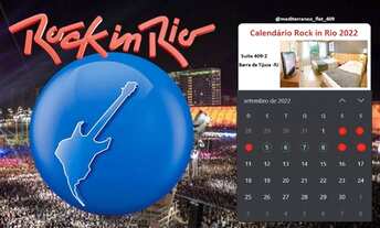 Imagem: Suíte no Mediterrâneo Flat Barra