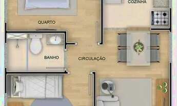 Imagem 2: Apartamento com 2 quartos no Condomínio Lago di Lugano - Acquaville - Bairro Cidade Indus