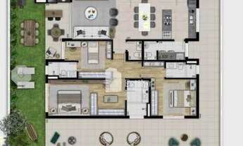 Imagem 4: Apartamento Garden 03 suítes e 03 vagas no São Francisco, Curitiba