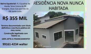 Imagem 2: CASA NOVA DOCUMENTADA EQUATORIAL (ATRÁS DO DB