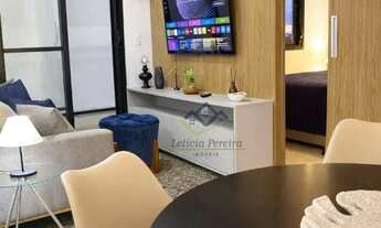 Imagem 2: Apartamento com 1 dormitório para alugar, 41 m² por R$ 6.174/mês - Empresarial 18 do Forte