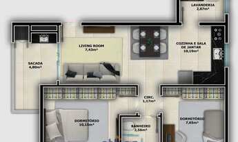 Imagem 7: Apartamento à venda no bairro Comasa - Joinville/SC