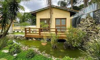 Imagem 7: Casa térrea rustica com espaço gourmet, piscina e bosque privativos, 4 suítes, 10 vagas na