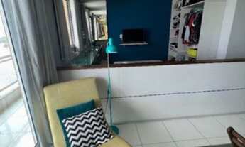 Imagem 5: Disponível // Flat andar alto // 50m // 1 quarto // Vista Mar e Lagoa na Ponta dAreia