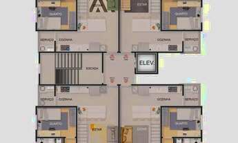 Imagem 6: Apartamento à venda no Marina Residence com 3 quartos e 69m²