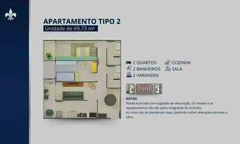 Imagem 5: Apartamento com 2 dormitórios à venda, 66 m² por R$ 299.340,00 - Centro - Queimados/RJ