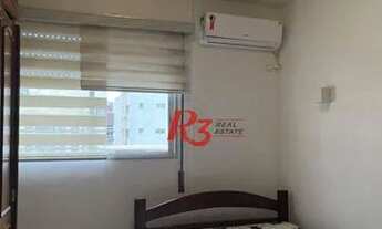 Imagem 6: Apartamento mobiliado com um dormitório para locação no Gonzaga em Santos