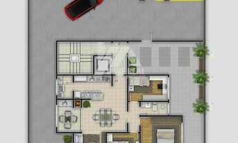 Imagem 2: Apartamento Garden à Venda no Residencial Saeva