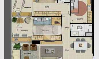 Imagem 5: Lopes Enjoy, vende apartamento 3quartos 1 suite 1 vaga 104m2