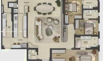 Imagem 6: Apartamento para Venda em Londrina, BOTANICO PLAENGE, 3 dormitórios, 3 suítes, 4 banheiros