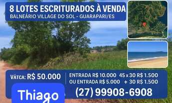 Imagem 3: Lotes escriturados em Balneário Village do Sol - Guarapari, aberto propostas, pego carro