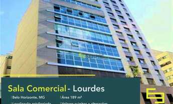 Imagem: Sala à venda, 189 m² e 02 vagas - Lourdes