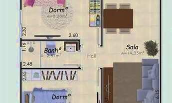 Imagem 5: APARTAMENTO COM 53.13 m² - CAIÇARA - PRAIA GRANDE SP