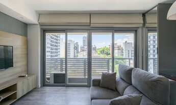 Imagem 2: Apartamento mobiliado para alugar no Auxiliadora com 1 quarto (1 suíte