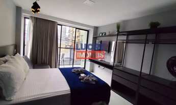 Imagem 2: Flat, com 28 m² Mobiliado à Venda , Próximo à Praia de Intermares