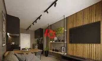 Imagem 3: Apartamento com 1 dormitório à venda, 38 m² por R$ 590.000,00 - Macuco - Santos/SP