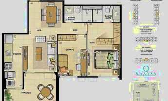 Imagem 2: CIDADE JARDIM MAAYAN - Apartamento 3 quartos com suite no Condominio Maayan no Cidade Jard