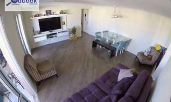 Imagem 3: Apartamento com 2 dormitórios para alugar, 86 m² por R$ 3.029,59/mês - Campestre - Santo A