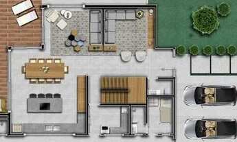 Imagem 2: Casa com 3 dormitórios à venda, 299 m² por R$ 2.600.000,00 - Condomínio Villas do Golfe