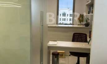 Imagem 6: Empresarial Universe- Barra Olimpica-sala 30m2 -mobiliada- fino acabamento