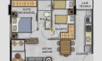 Imagem 6: Oceano Residence - 2 quartos com varanda e vista para o mar